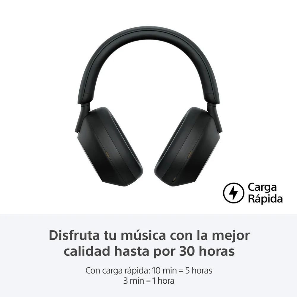 Audífonos inalámbricos con noise cancelling WH-1000XM5 (black)