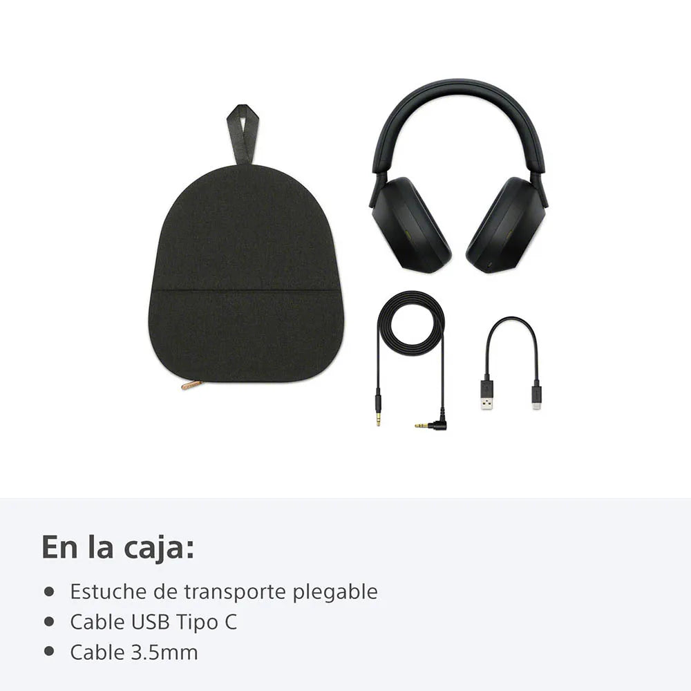 Audífonos inalámbricos con noise cancelling WH-1000XM5 (black)