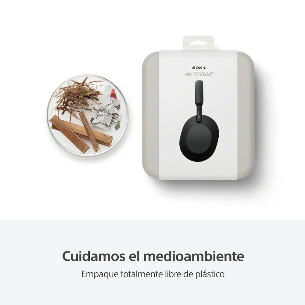 Audífonos inalámbricos con noise cancelling WH-1000XM5 (black)