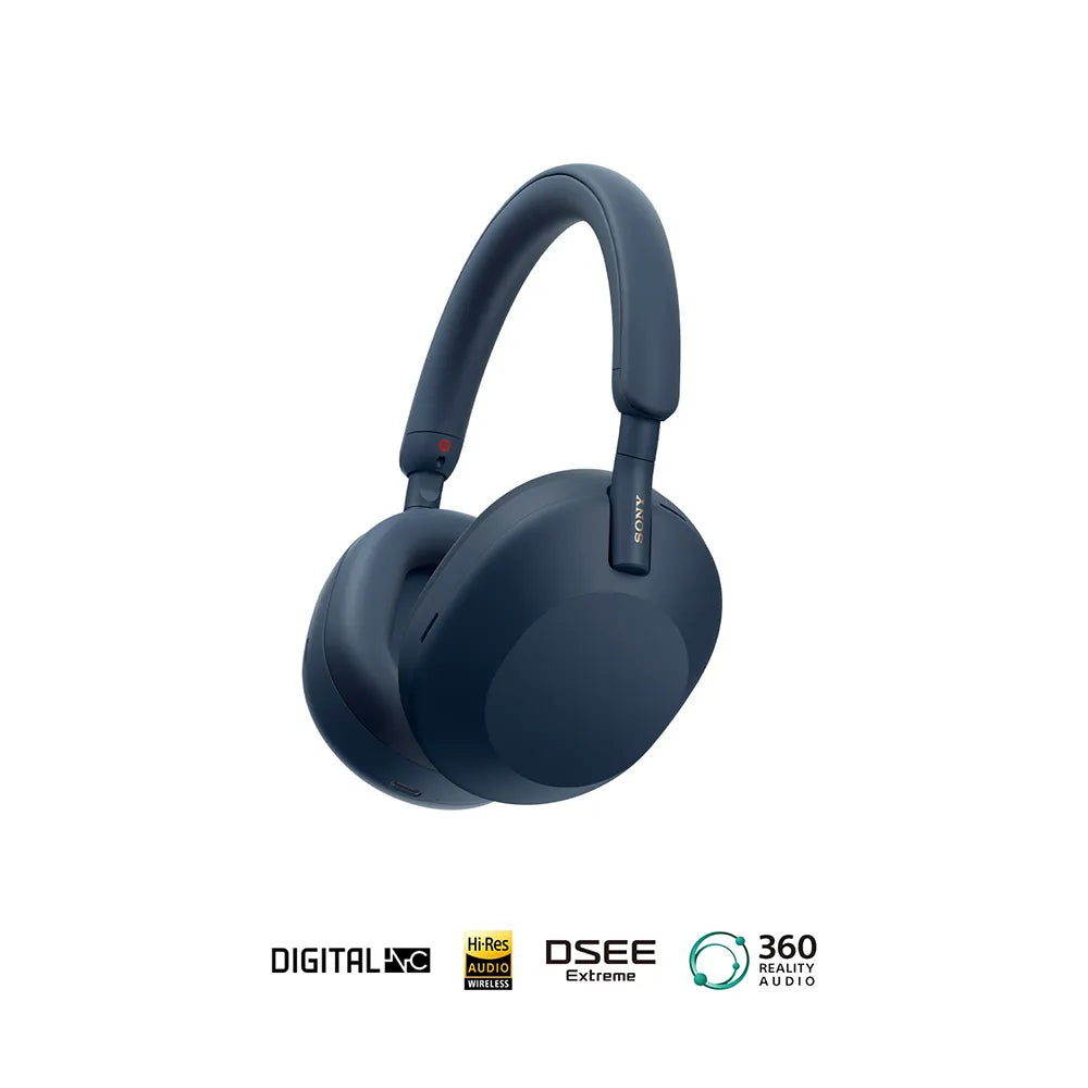 Audífonos inalámbricos con noise cancelling WH-1000XM5 (blue)