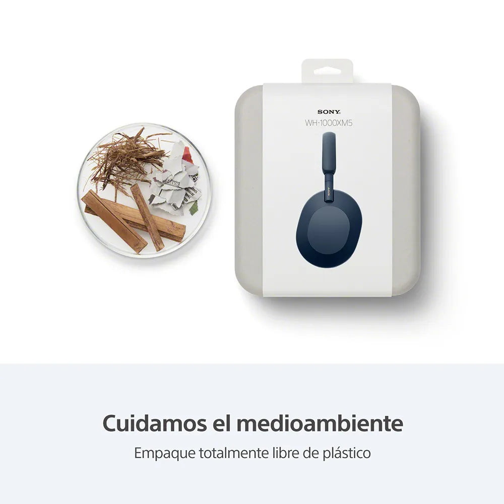 Audífonos inalámbricos con noise cancelling WH-1000XM5 (blue)